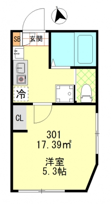 パティシオン中板橋の間取り図