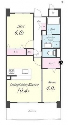 フレアプレイスの間取り図