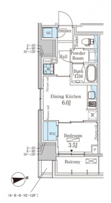 パークアクシス赤塚の間取り図