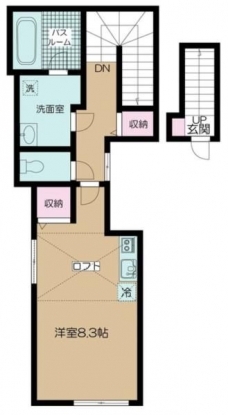 エルミタージュ巣鴨の間取り図