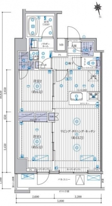 MAXIV CROS 高島平 MIRAISの間取り図