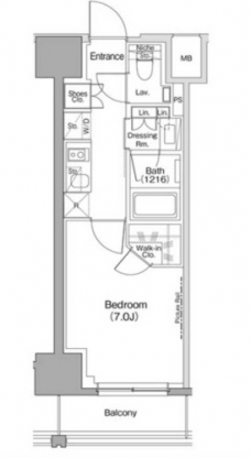 ザ・パークハビオ滝野川の間取り図