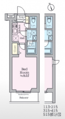 アイルグランデ川口の間取り図