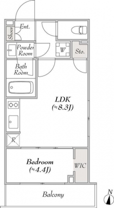 ルミーク本町イーストの間取り図