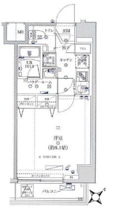 MAXIV西川口SCの間取り図