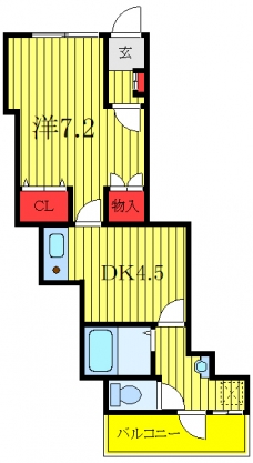 第二福寿荘の間取り図