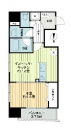 ルミエール池袋要町の間取り図