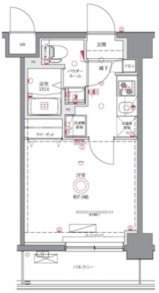 GENOVIA西川口Ⅱの間取り図