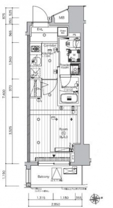 SYFORME　GAKUSHUINSHITAの間取り図