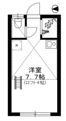 クレセール田端の間取り図