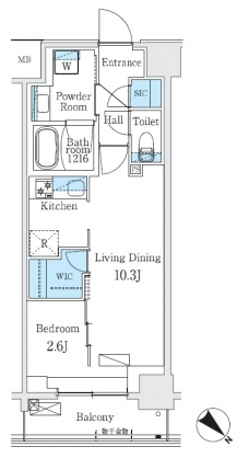 Ｕｒｂａｎ　Ｂｒｅｅｚｅ　巣鴨の間取り図