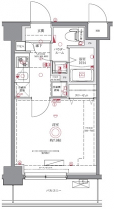 GENOVIA西川口Ⅱの間取り図