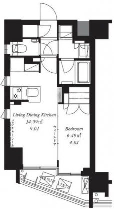 プライマル椎名町の間取り図