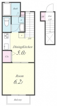 ベルシャトーの間取り図
