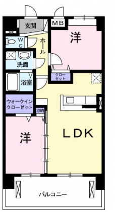オーベルコートの間取り図