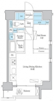 ＯＲＳＵＳ板橋本町の間取り図