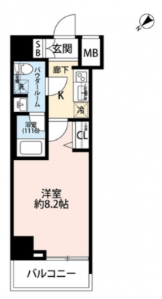 プレール・ドゥーク中板橋の間取り図