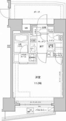 ジェノヴィア東大前グリーンヴェールの間取り図