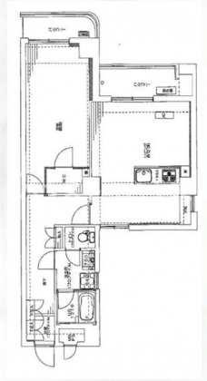 ホワイトパレスシンワの間取り図