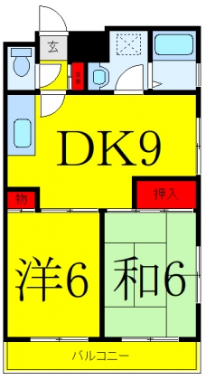 パープルハイムの間取り図