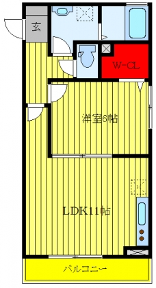 フルールさくらの間取り図