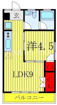 ヴィラ・コンフォルトの間取り図