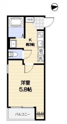 ルミウス東山の間取り図