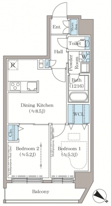 ステラテラスの間取り図