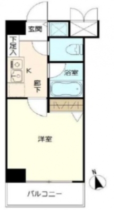 スカイコート目白の間取り図