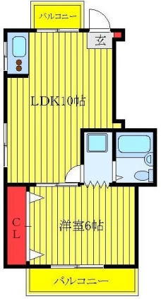 日米ビルの間取り図