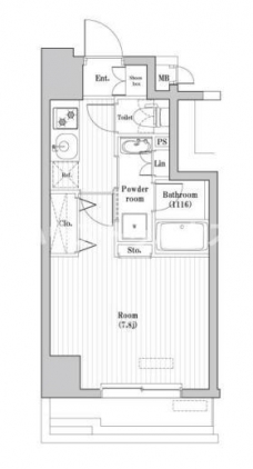 レジデンス北大塚の間取り図