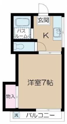 クレール大三の間取り図