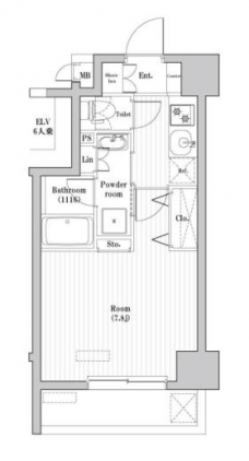 レジデンス北大塚の間取り図