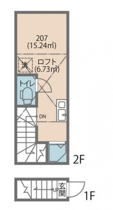 サークルハウス谷在家の間取り図