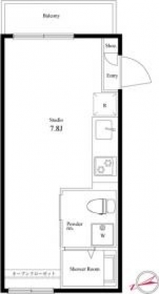 ブライトハウス町屋の間取り図