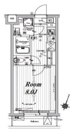メイクスデザイン池袋パークサイドの間取り図