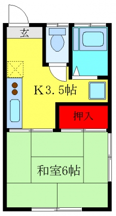 ハウス高瀬の間取り図