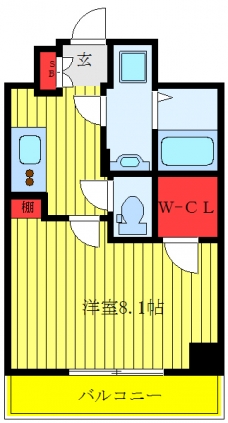 ランドスクエア板橋の間取り図