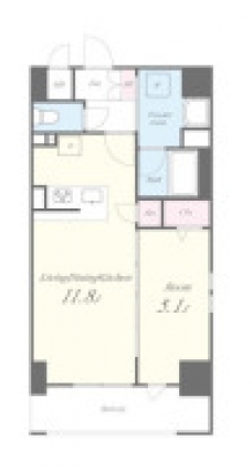 Residence Omiya Hikawasandoの間取り図