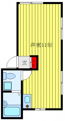 レーヴ西池袋の間取り図