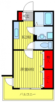 Ｕハイムの間取り図