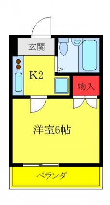石塚ハイツの間取り図