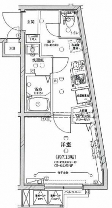 ディアレイシャス成増の間取り図
