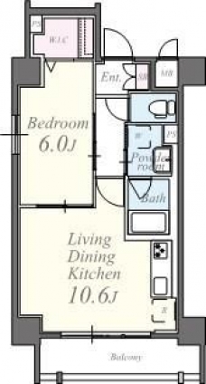 エリタージュ根岸の間取り図