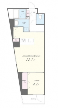 Eau・Clair 道灌山の間取り図