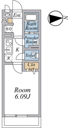 リブリ・赤塚の間取り図