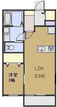 アパートメントＫ－Ⅱの間取り図