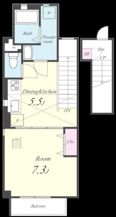 エバーパティオHAの間取り図