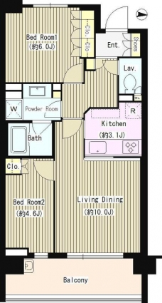 パークホームズ成増マークレジデンスの間取り図