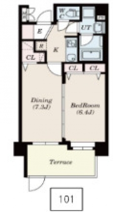 Bris板橋志村の間取り図